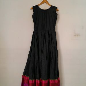 Black Pleated Dress (Women's)