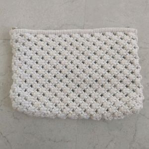 White Hand Pouch