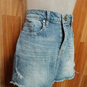 Beautiful Denim Mini Skirt