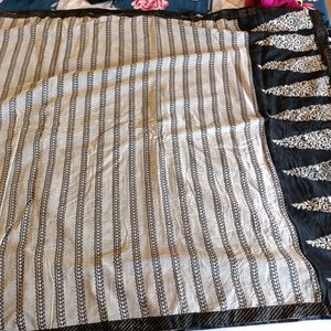 Designer handloom Cotton hand block Print Saree