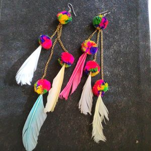 New rainbow earrings