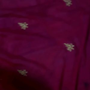 Mazenta Color Chinon Dupatta