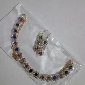 Necklace Set With Earring