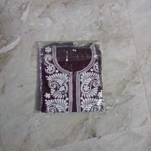 Lucknowi Chicken Kari Cotton Kurta For Womens