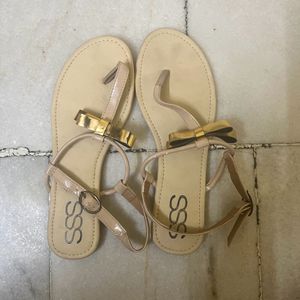 Gold Now Sandals