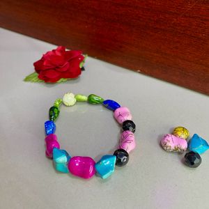 Fancy Pebble Stylish elastic bracelet