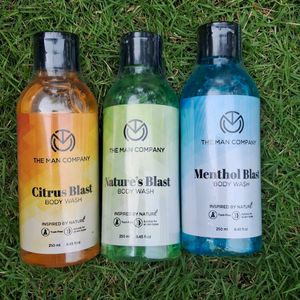 The Man Company Set Of 3 Body Wash