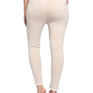 Beige  Skinny Jeans (Size-28)