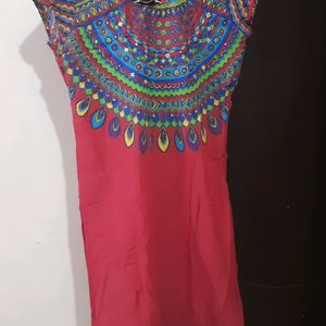 Red Biba kurti