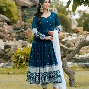 PREMIUM READYMADE ANARKALI SUIT SET