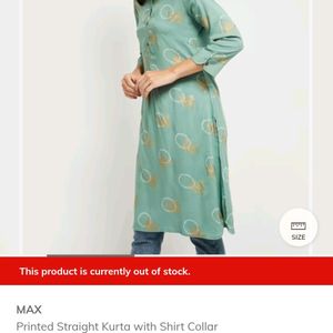 ❌️SALE❌️ MAX Printed Straight Kurta