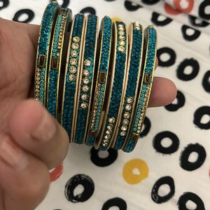 Unused Lac Bangles Indigo Shade