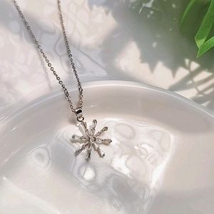 Silver Anti Tarnish Waterproof Necklace