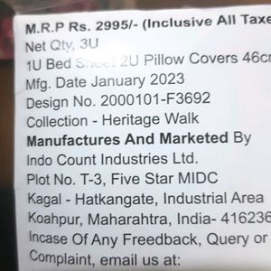 Bombay Dyeing Bedsheet