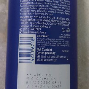 NIVEA Body Lotion &  cream