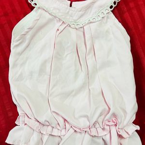 Light Pink Top For Baby Girl 1-2 Years Old