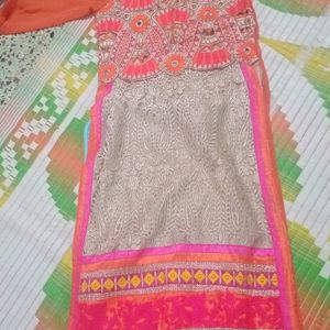 Straight Kurta With Rinkal Pant And Dupatta