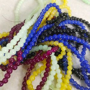 10 Glass Beads String