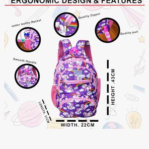 New Kids Favourite Unicorn  -Purple Color Bag