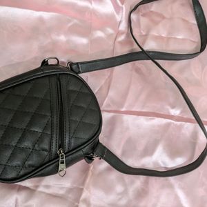 Mini Black Sling Bag