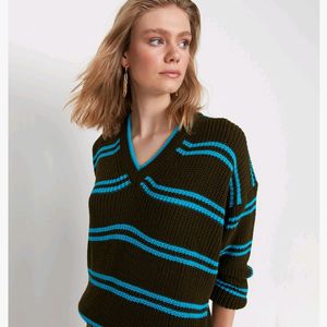 Striped Knitted Sweater