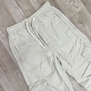 Str Beige Cargo Pant