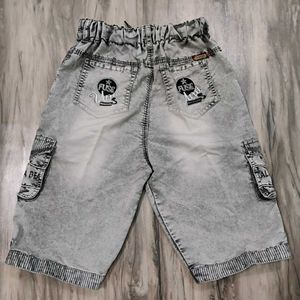 Boys T-shirt & Cargo Jeans (Stretchable) COMBO