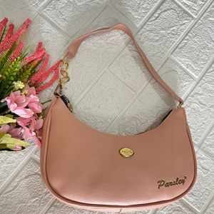 Half moon hobo bag - pink