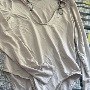 H&M Nude Pink Shimmery Bodysuit