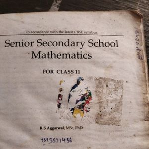 R S aggarawal mathematics class11