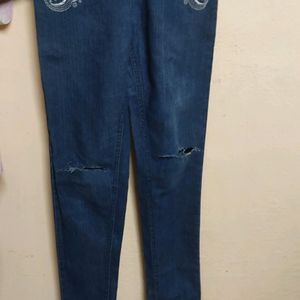 Girls Blue Jeans, Size 28