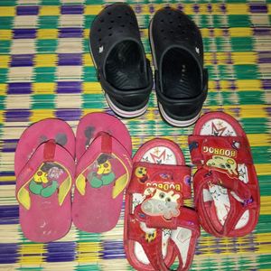 4 Set Kids Slippers