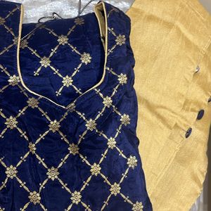 Silk Straight Kurta With Pant