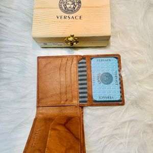 New light brown 🤎 Versace Leather Wallet