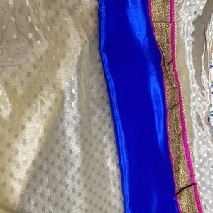 Saree With Stitched And Padded Blouse