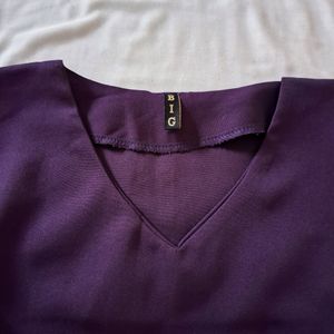 Sale!!Women Purple Blouse Top!!