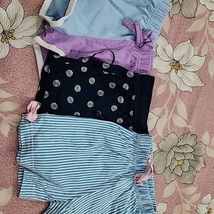 Combo Of 3 Shorts For Baby Girl