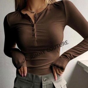 Full sleeves Brown Fitted top