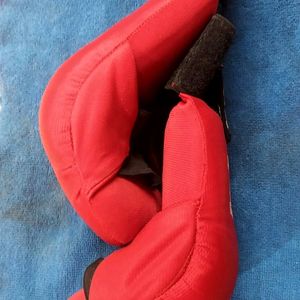 Red Pair Of Karate Gloves