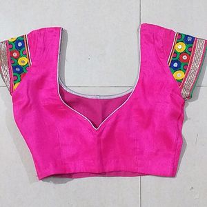 Pink Stiched Blouse