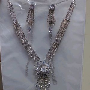 Diamond Necklace And Earring