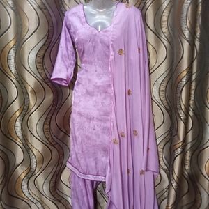 Lavender Silk Suit