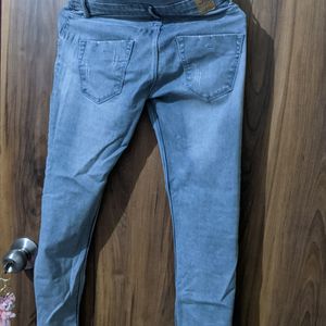 High Waist Skinny Blue Jeans