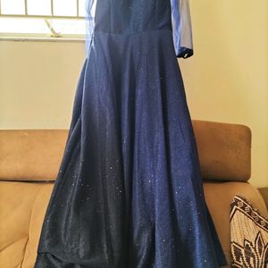 Royal Blue Party Wear Gown