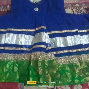 Blue Party Wear Anarkali Suit