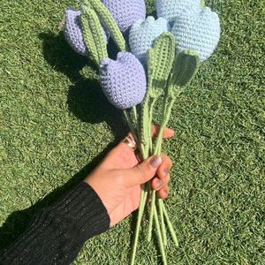 Crochet Tulip Bouquet