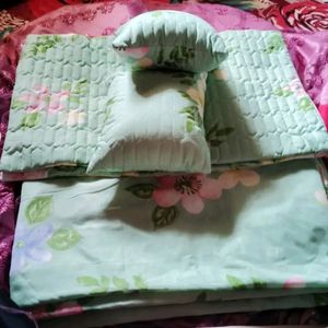 Double Bedsheet With Pillow Covers