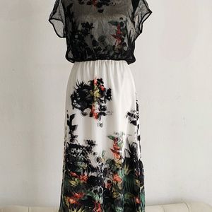 Floral Printed Maxi