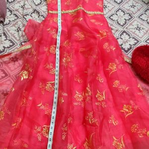 Pink 2 In 1 Long Frock  (❗PRICE DROP❗)