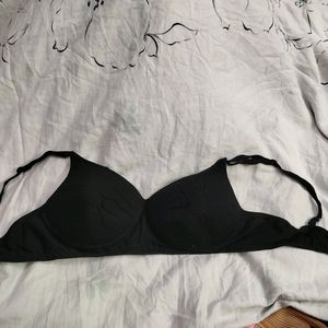 Black Padded Bra